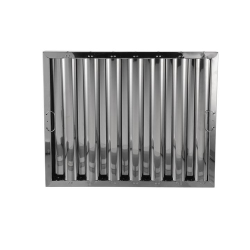 Component Hardware FR51-2025 20" x 25" 1 3/4" Thickness Stainless Steel Flame Gard Baffle Filter - Pack of 6