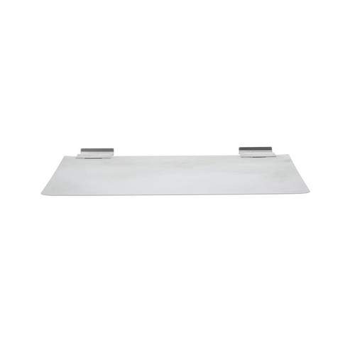 Component Hardware FRY90-1000 20.5" W x 17.75" H 1" Thick Stainless Steel Fryer Splash Guard
