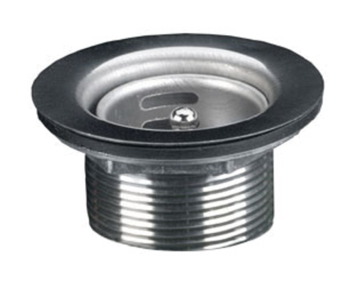 Component Hardware E18-1824 1 7/8" Sink Opening Stainless Steel Duo Mini Basket Drain With Crumb Cup