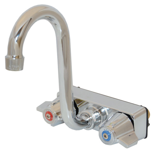 Component Hardware KHS15-4000-Z Wall Mount TOP-LINE Economy Hand Sink Faucet With 4" OC And 3 1/2" Swivel Gooseneck Spout