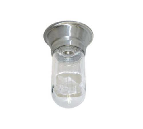 Component Hardware L55-2004 100W Surface Mount Incandescent Hood Light With Tempered Glass Globe