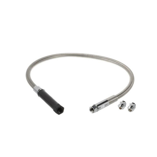 Component Hardware KL50-Y004-44U 44" Stainless Steel Encore Premium Pre-rinse Hose With Grip