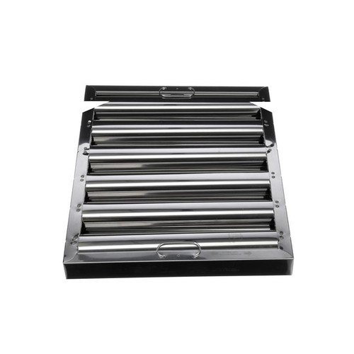 Component Hardware FR51-1620 16"x 20" 1 3/4" Thickness Stainless Steel Flame Gard Baffle Filter - Pack of 6