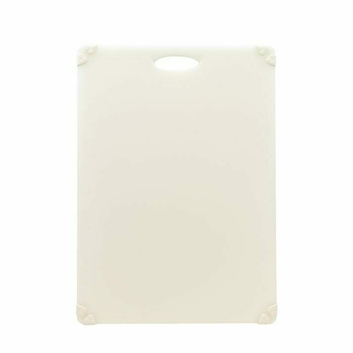 TableCraft Products CBG1824AWH 18" D x 24" W 1/2" Thick Plastic Cash & Carry Grippy Cutting Board