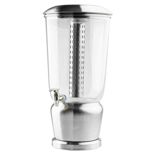 TableCraft Products 85 5 Gal. 12 1/4" W x 13 1/4" D x 24 1/2" H Tritan Cash & Carry Beverage Dispenser