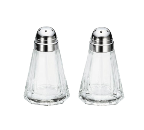 TableCraft Products 80S&P-2 1.5 Oz. Salt Or Pepper Shaker With Chrome Plated Tops