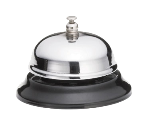 TableCraft Products 8381 3 1/4" W x 2 1/4" H Chrome Plated Call Bell