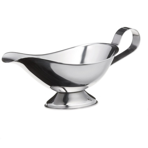 TableCraft Products 7805 5 Oz. With Handle Footed Gravy Boat