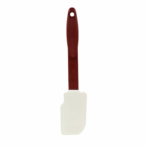 TableCraft Products 1862 10.25" Notched Silicone Blade Nylon Handle Spatula