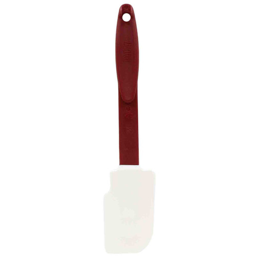 TableCraft Products 1862 10.25" Notched Silicone Blade Nylon Handle Spatula