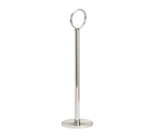 TableCraft Products 1912 12" Flat Bottom Chrome Plated Number Stand