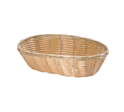 TableCraft Products 1174W Oval Handwoven Natural Basket