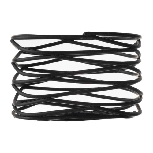 TableCraft Products BK156 3" W x 2.5" D x 2" H Black Powder Coated Metal Artisan Collection Sugar Packet Holder