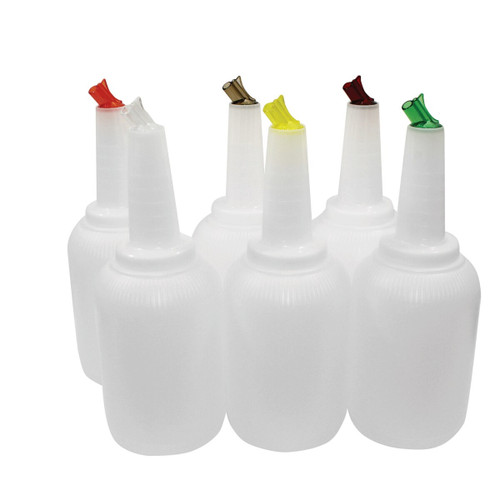 TableCraft Products 8128A 1 Gallon Assorted Color-Coded Caps Cash & Carry PourMaster Complete Unit