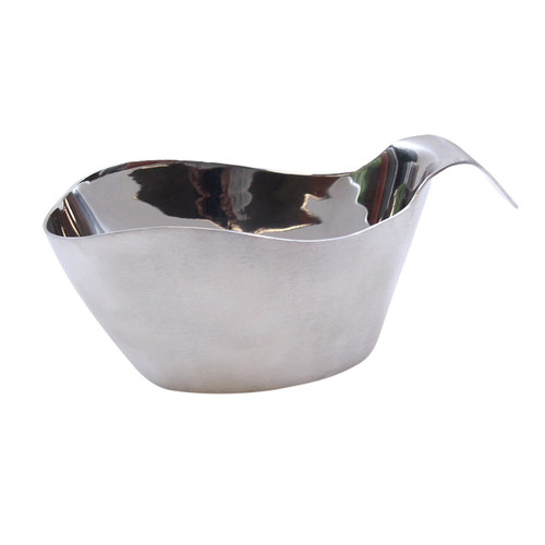 TableCraft Products 9805 5 Oz. Stainless Steel Brushed Finish Gravy Boat