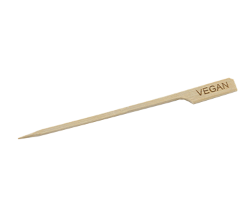 TableCraft Products BAMP45VG 4 1/2" Bamboo Cash & Carry Vegan Pick