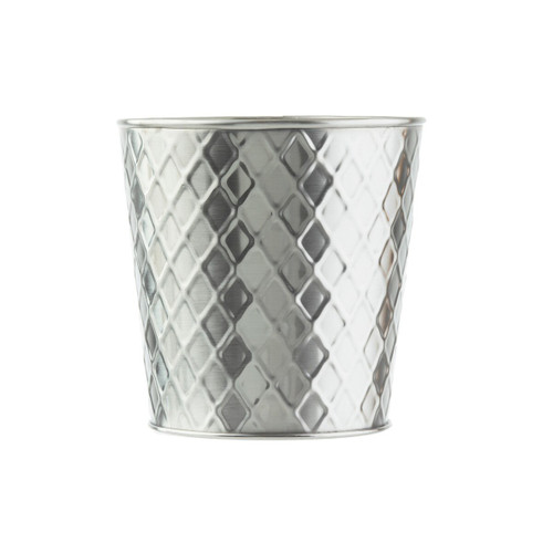 TableCraft Products 10487 23 Oz. Round Stainless Steel Lattice Collection Cup