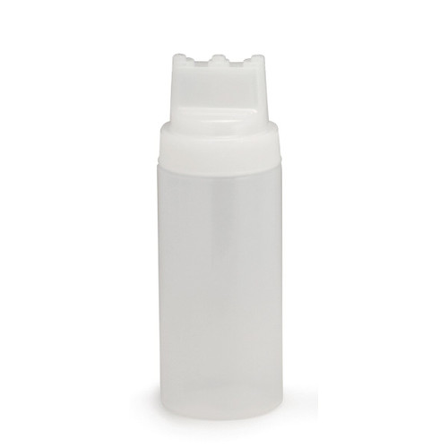 TableCraft Products 11663C3 16 Oz. Clear SelecTop WideMouth Squeeze Bottle