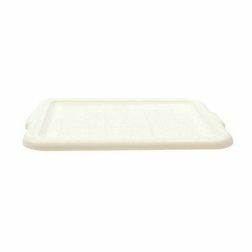 TableCraft Products 1531W 21 3/4" W x 16" D x 1" H White Tote Box Cover