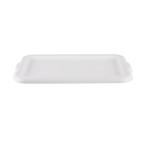 TableCraft Products 1531W 21 3/4" W x 16" D x 1" H White Tote Box Cover - 12/Case