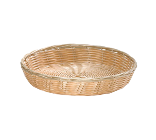 TableCraft Products 1169W 10" Dia. x 1 1/2"H Hand-Woven Basket