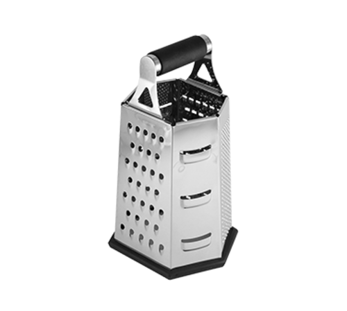 TableCraft Products SG204BH 6-Sided Stainless Steel Cash & Carry Back Of The House Box Grater