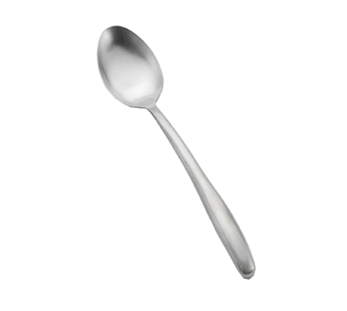 TableCraft Products 5333 13 3/4" Solid Stainless Steel Dalton Collection Serving Spoon