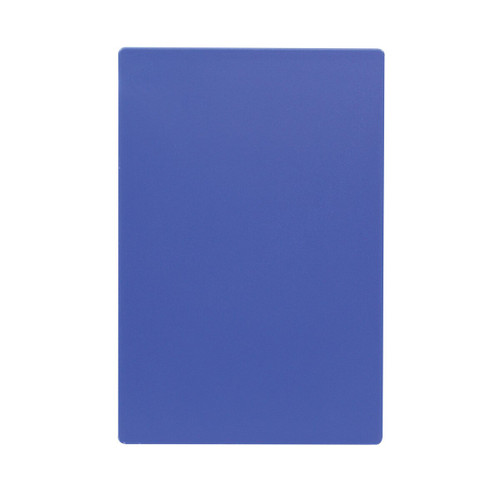 TableCraft Products CB1218BLA 12" W x 18" D x 1/2" H Blue Polyethylene Cutting Board