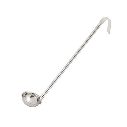 TableCraft Products 4701 10 1/2" 1 Oz. One Piece Stainless Steel Ladle