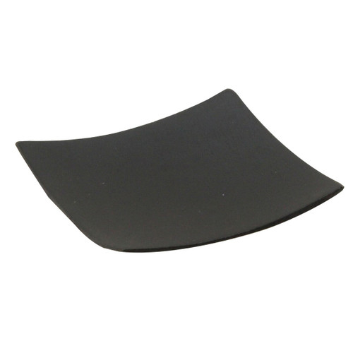 TableCraft Products BAMDSBK2 2 1/2" x 2 1/2 Square Black Bamboo Cash & Carry Disposable Dish