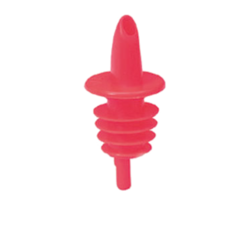 TableCraft Products 35R Red And Plastic Cash & Carry Free Flow Pourer