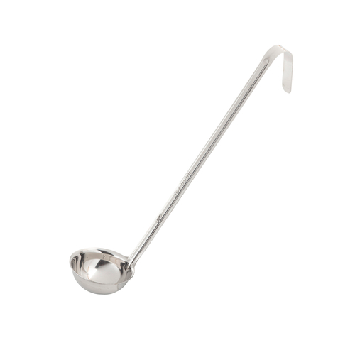 TableCraft Products 4703 14" 3 Oz. One-Piece Stainless Steel Ladle