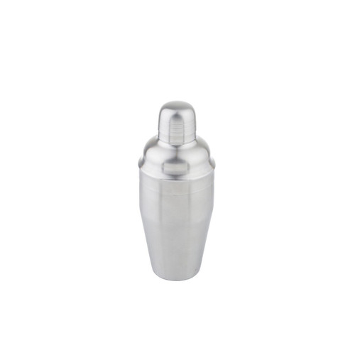 TableCraft Products 10468 3.5" W x 8" H 18 Oz. 3-Piece Stainless Steel Cocktail Shaker