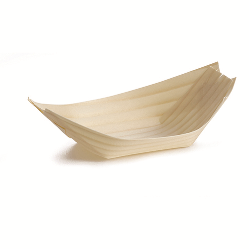 TableCraft Products BAMDB8 8 Oz. Extra Large Boat Shaped Cash & Carry Disposable Serving Piece