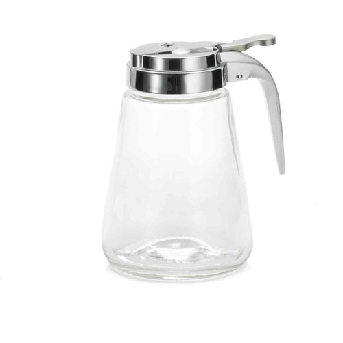 TableCraft Products 1371CP 12 Oz. Chrome Plated ABS Top Modern Glass Dispenser