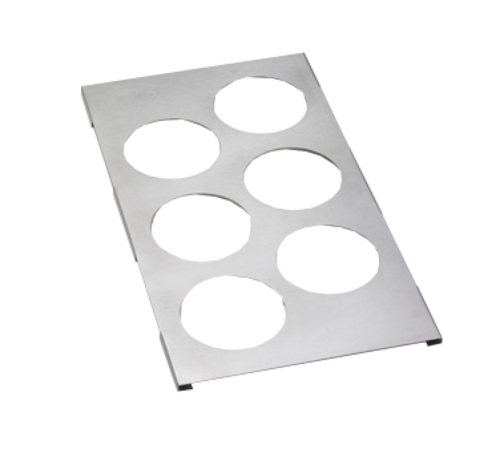 TableCraft Products T6 6 Hole Stainless Steel Squeeze Bottle Template