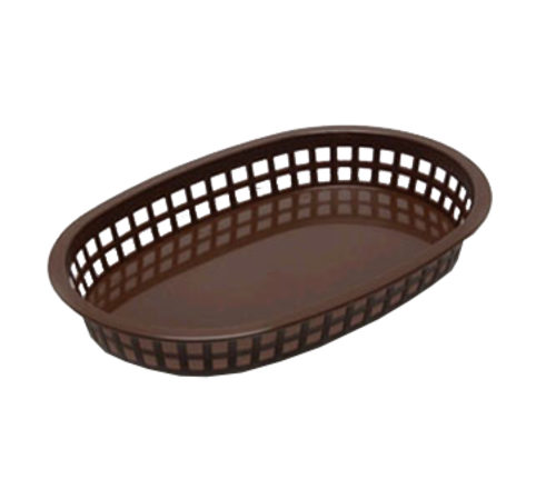 TableCraft Products 1076BR 10 1/2" W x 7" D x 1 1/2" H Chicago Platter Basket