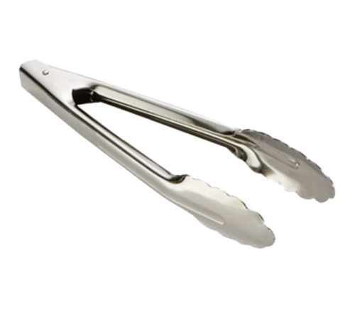 TableCraft Products 74 9-1/2" Stainless Steel Utility Tongs
