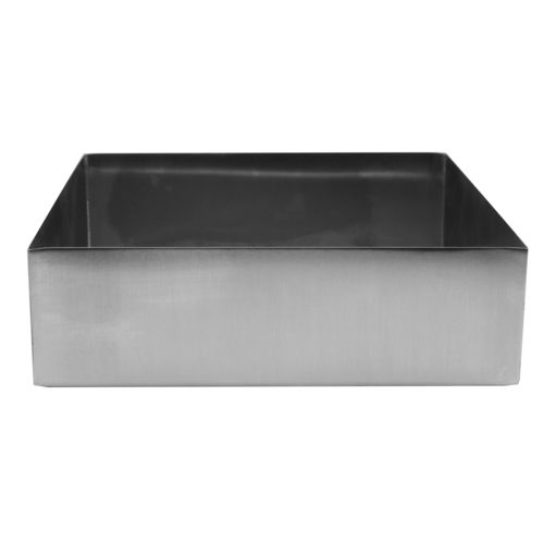 TableCraft Products SS4005 6 Qt. Rectangular 18/8 Stainless Steel Simple Solutions Bowl