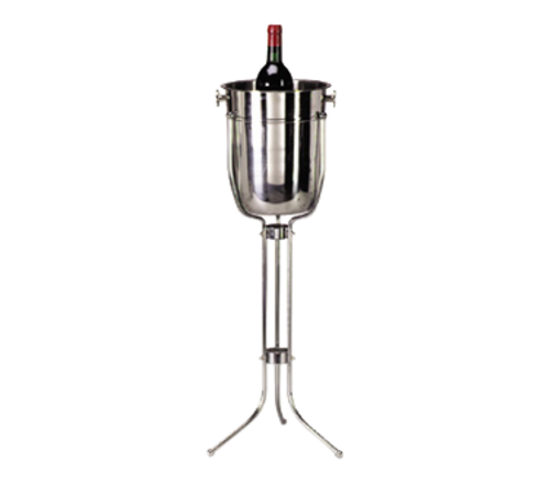 TableCraft Products 5188 8.75" W x 10" H 8 Qt. Stainless Steel Wine and Champagne Bucket