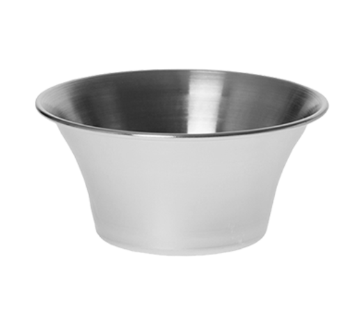 TableCraft Products 5063 4 Oz. Flared Design Stainless Steel Sauce Cup