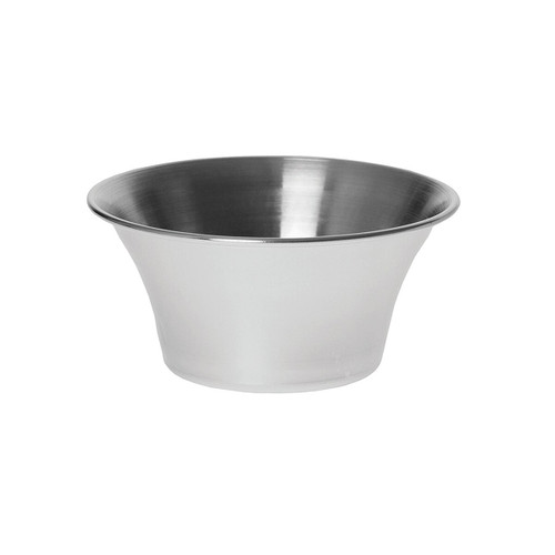 TableCraft Products 5063 4 Oz. Flared Design Stainless Steel Sauce Cup - 12/Case