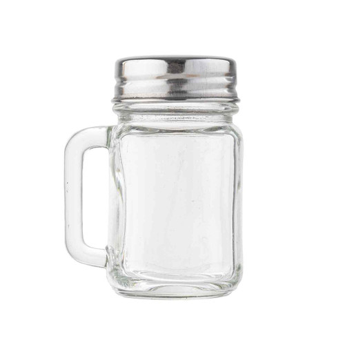 TableCraft Products C170-12 1.5 Oz. Stainless Steel Tops Cash & Carry Mini Mason Salt & Pepper Shaker