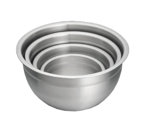 TableCraft Products H834 8 Qt. 12" Dia. x 6 5/8" Stainless Steel Premium Mixing Bowl