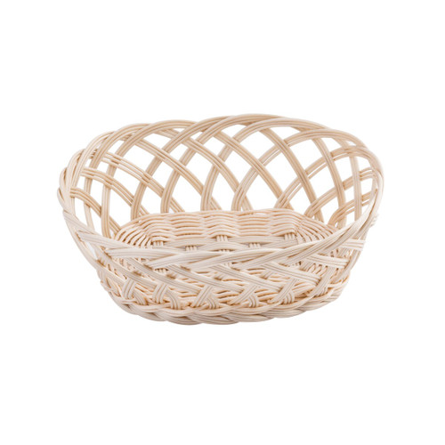 TableCraft Products 1136W 9 1/2" W x 7 1/4" D x 3 3/4" H Hand-Woven Basket