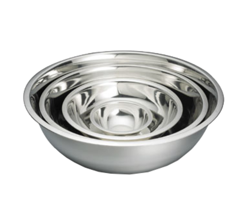 TableCraft Products 827 8 Qt. .4 Mm Stainless Steel Mixing Bowl With Mirror Finish