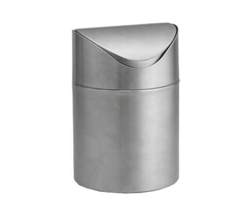 TableCraft Products WM1 1.4 Qt. Countertop Stainless Steel Mini Waste Basket