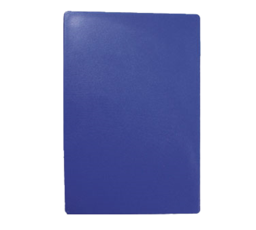 TableCraft Products CB1520BLA 15" W x 20" D x 1/2" H Blue Polyethylene Cutting Board