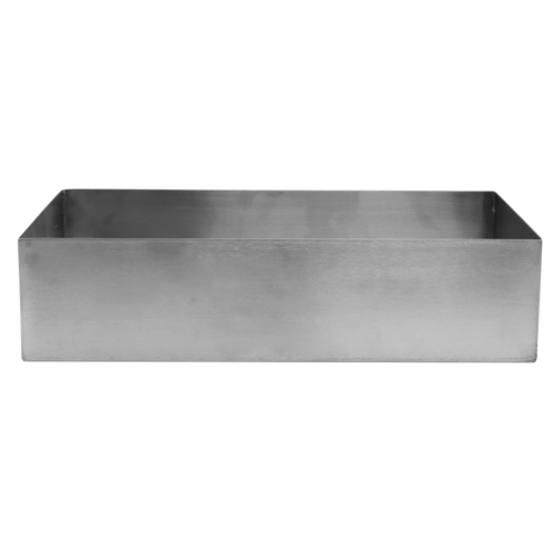 TableCraft Products SS4027 3.5 Qt. Rectangular 18/8 Stainless Steel Simple Solutions Bowl
