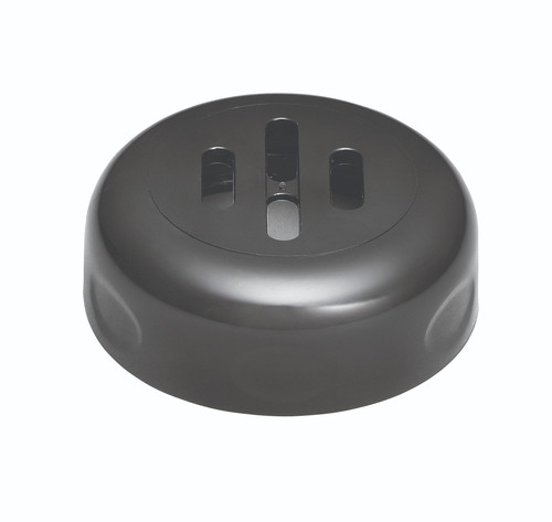 TableCraft Products C260SLTBK 8 Oz. Black Plastic Cash & Carry Shaker Top Only